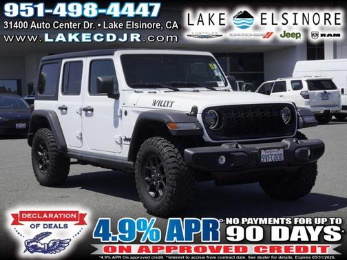 Bright White Clearcoat 2025 Jeep Wrangler Sport