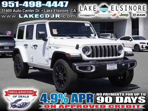 Bright White Clearcoat 2025 Jeep Wrangler Sport
