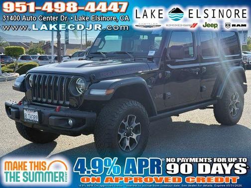 Black Clearcoat 2019 Jeep Wrangler Unlimited Rubicon