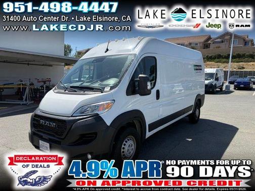 Bright White Clearcoat 2025 RAM ProMaster 2500 High Roof