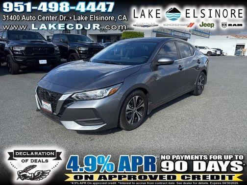 Gun Metallic 2021 Nissan Sentra SV