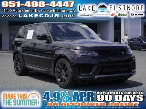 Santorini Black 2022 Land Rover Range Rover Sport HSE Silver Edition MHEV