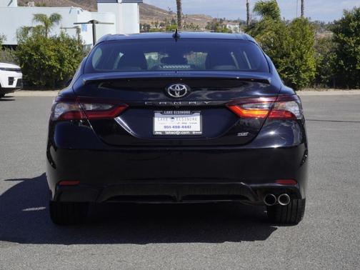 Midnight Black Metallic 2023 Toyota Camry SE