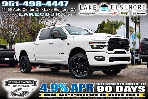 Bright White Clearcoat 2026 RAM 2500 Laramie