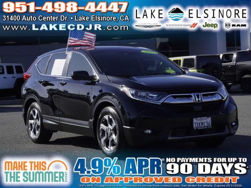 Crystal Black Pearl 2017 Honda CR-V EX