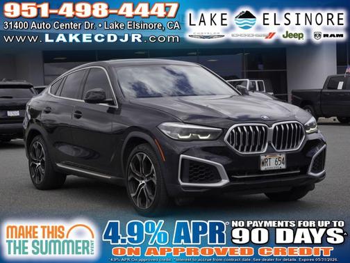 Jet Black 2022 BMW X6 xDrive40i
