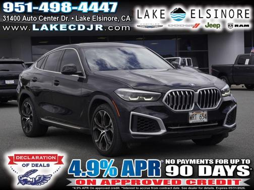 Jet Black 2022 BMW X6 xDrive40i