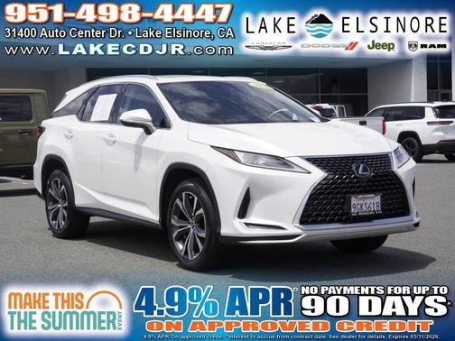 White Pearl 2020 Lexus RX 350L Base