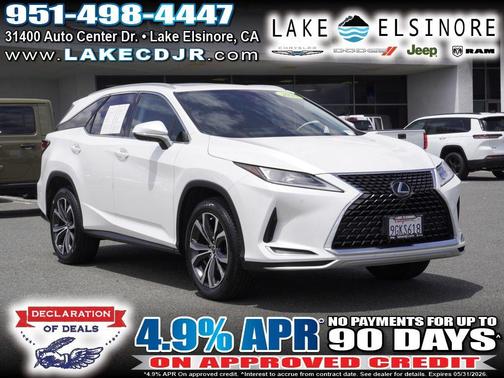 White Pearl 2020 Lexus RX 350L Base