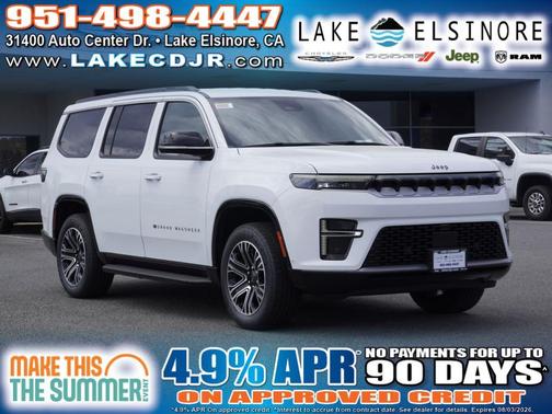 Bright White Clearcoat 2026 Jeep Grand Wagoneer Base