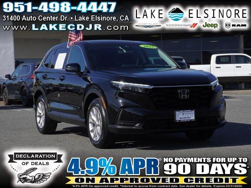 Black 2025 Honda CR-V EX-L