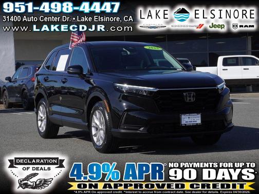 Black 2025 Honda CR-V EX-L