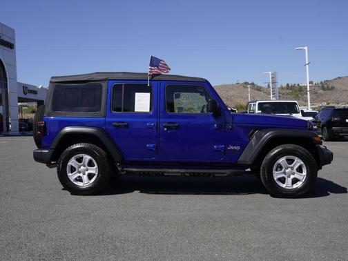 Ocean Blue Metallic 2020 Jeep Wrangler Unlimited Sport