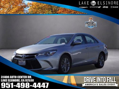 Silver 2017 Toyota Camry XLE