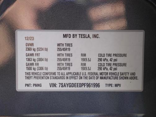 2023 Tesla Model Y Long Range