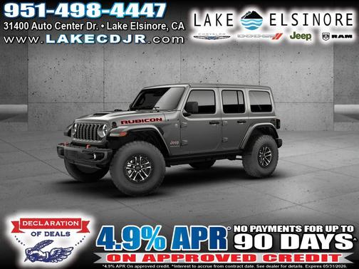 Granite Crystal Clearcoat Metallic 2026 Jeep Wrangler Rubicon