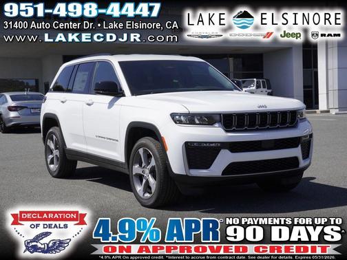 Bright White Clearcoat 2026 Jeep Grand Cherokee Limited