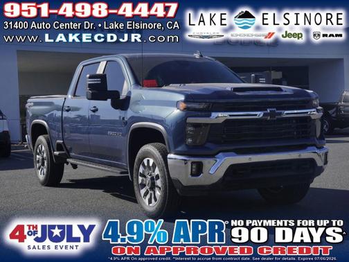 Lakeshore Blue Metallic 2025 Chevrolet Silverado 2500 LT