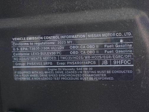 2023 Nissan Altima 2.5 SV