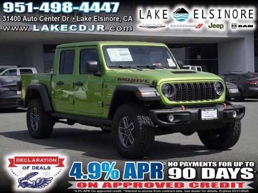 Mojito! Clearcoat 2026 Jeep Gladiator Mojave