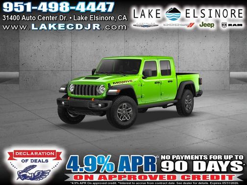 Mojito! Clearcoat 2026 Jeep Gladiator Mojave