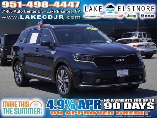 Gravity Blue 2023 Kia Sorento Plug-In Hybrid SX Prestige