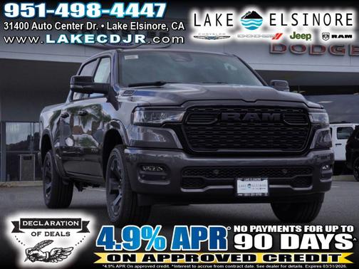 Granite Crystal Clearcoat Metallic 2026 RAM 1500 Big Horn/Lone Star