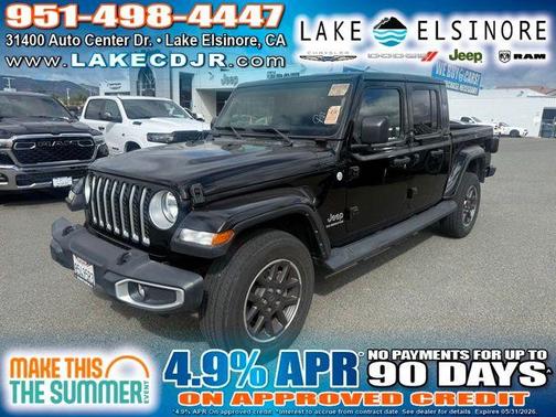Black Clearcoat 2021 Jeep Gladiator Overland