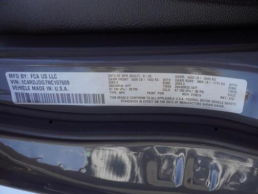 2022 Dodge Durango GT