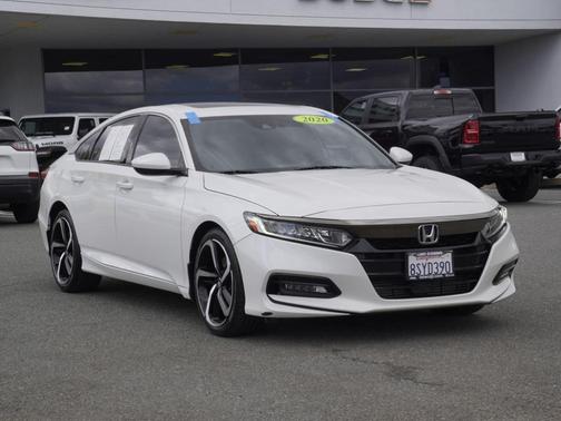 White 2020 Honda Accord Sport 2.0T