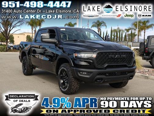 Diamond Black 2026 RAM 1500 Rebel