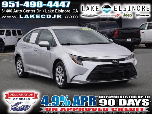 Classic Silver Metallic 2025 Toyota Corolla LE