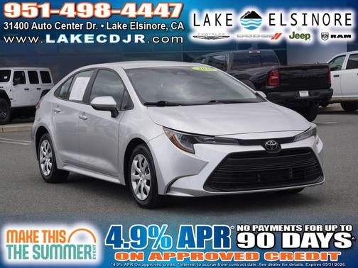 Classic Silver Metallic 2025 Toyota Corolla LE