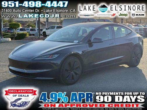 Black 2024 Tesla Model 3 Long Range