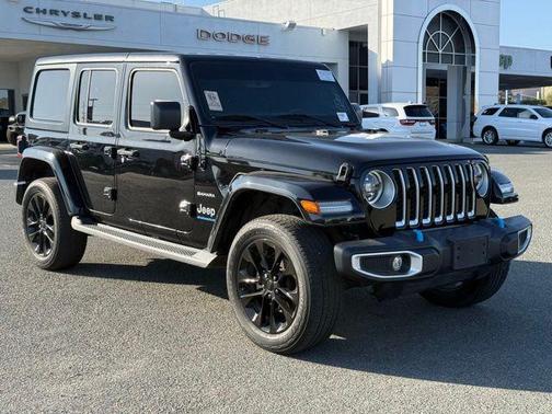 Black Clearcoat 2023 Jeep Wrangler 4xe Sahara