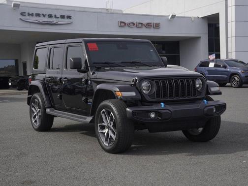 Black Clearcoat 2024 Jeep Wrangler 4xe Sport