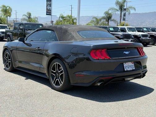 Shadow Black 2018 Ford Mustang EcoBoost Premium