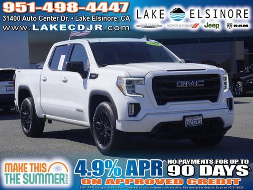 Summit White 2022 GMC Sierra 1500 Limited Elevation