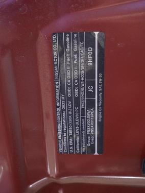 Scarlet Ember 2023 Nissan Altima 2.0 SR