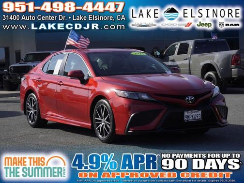 Red 2024 Toyota Camry SE