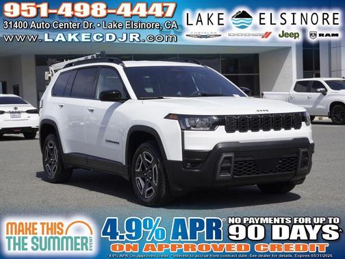 Bright White Clearcoat 2026 Jeep Cherokee LAREDO/LIMITED