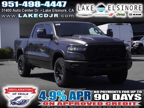 Granite Crystal Clearcoat Metallic 2026 RAM 1500 Rebel