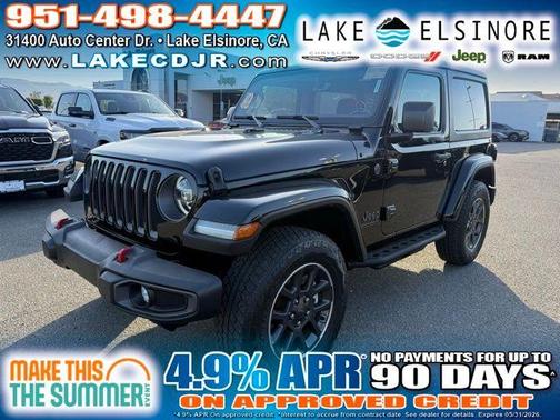 Black Clearcoat 2021 Jeep Wrangler Sport