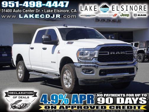 Bright White Clearcoat 2024 RAM 2500 Big Horn
