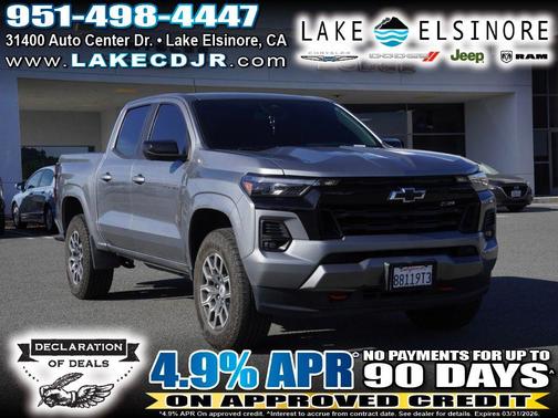 Sterling Gray Metallic 2023 Chevrolet Colorado Z71