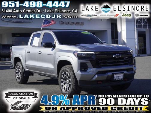 Sterling Gray Metallic 2023 Chevrolet Colorado Z71