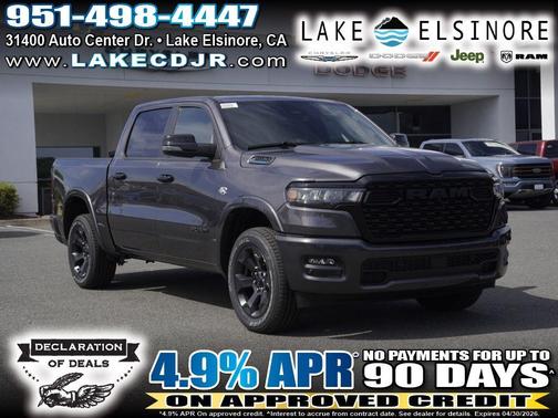 Granite Crystal Clearcoat Metallic 2026 RAM 1500 Big Horn/Lone Star