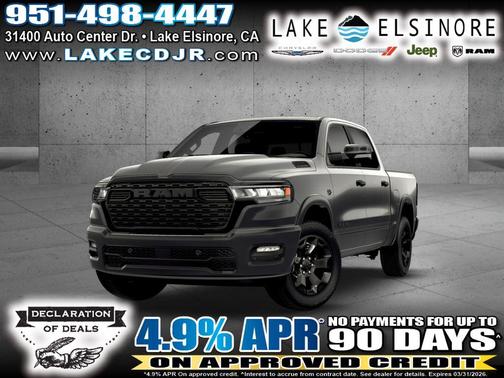 Granite Crystal Clearcoat Metallic 2026 RAM 1500 Big Horn/Lone Star