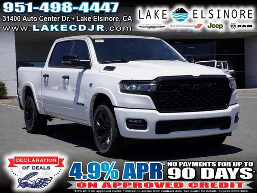 Bright White Clearcoat 2026 RAM 1500 Big Horn/Lone Star