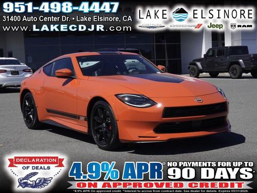 Orange 2024 Nissan Z Performance